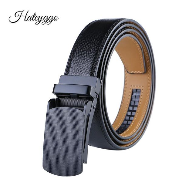 hatcyggo men genuine leather belt waist belt male metal automatic buckle strap man casual long, Black;brown
hatcyggo men genuine leather belt waist belt male metal automatic buckle strap man casual long, Black;brown
