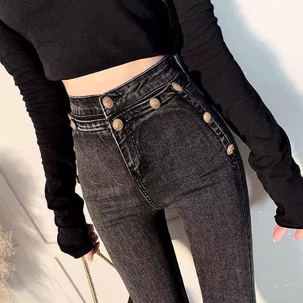 woman jeans pants high waist autumn winter tight stretch pantalones vaqueros mujer, Blue
woman jeans pants high waist autumn winter tight stretch pantalones vaqueros mujer, Blue