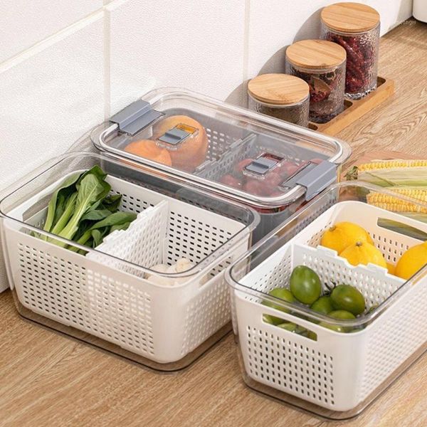 storage bottles & jars e8bd kitchen box refrigerator keep fresh vegetable fruit drain basket multifunctional plastic container with lid
storage bottles & jars e8bd kitchen box refrigerator keep fresh vegetable fruit drain basket multifunctional plastic container with lid