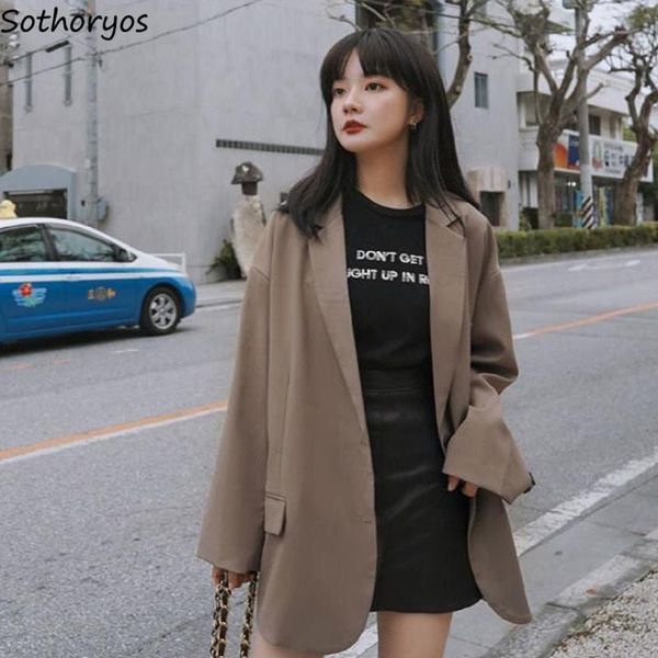 single breasted spring new women blazers leisure korean style solid long sleeve daily streetwear all-match fashion chic retro, White;black
single breasted spring new women blazers leisure korean style solid long sleeve daily streetwear all-match fashion chic retro, White;black