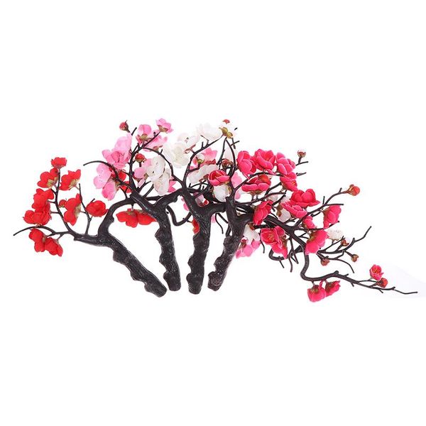 short red plum blossom branch artificial flowers for winter home party table decoration silk fake flower
short red plum blossom branch artificial flowers for winter home party table decoration silk fake flower