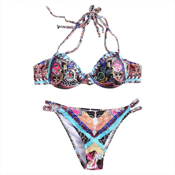 floral women bandage bikini swimsuit bra set ladies push up padded swimwear bathing suit suits biquini clothing, White;black
floral women bandage bikini swimsuit bra set ladies push up padded swimwear bathing suit suits biquini clothing, White;black