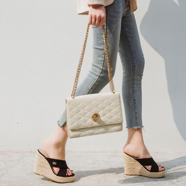 dress shoes 2021 rope sandals women summer beach wild flat-bottom fisherman weaving linen tide seaside vacation, Black
dress shoes 2021 rope sandals women summer beach wild flat-bottom fisherman weaving linen tide seaside vacation, Black