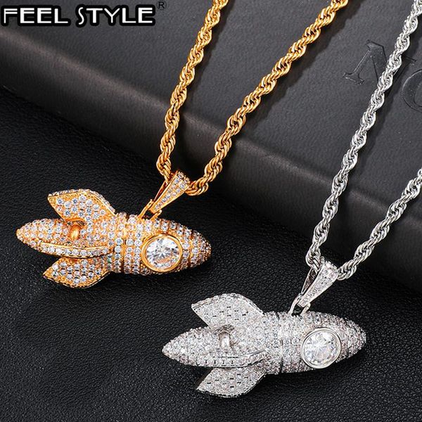 pendant necklaces hip hop iced out cubic zircon bling cz rocket pendants & for men jewelry with tennis chain, Silver
pendant necklaces hip hop iced out cubic zircon bling cz rocket pendants & for men jewelry with tennis chain, Silver