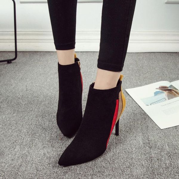 cresfimix women fashion spike heel multi color side zip boots lady casual sweet autumn & winter boots botas femininas c6484b, Black
cresfimix women fashion spike heel multi color side zip boots lady casual sweet autumn & winter boots botas femininas c6484b, Black