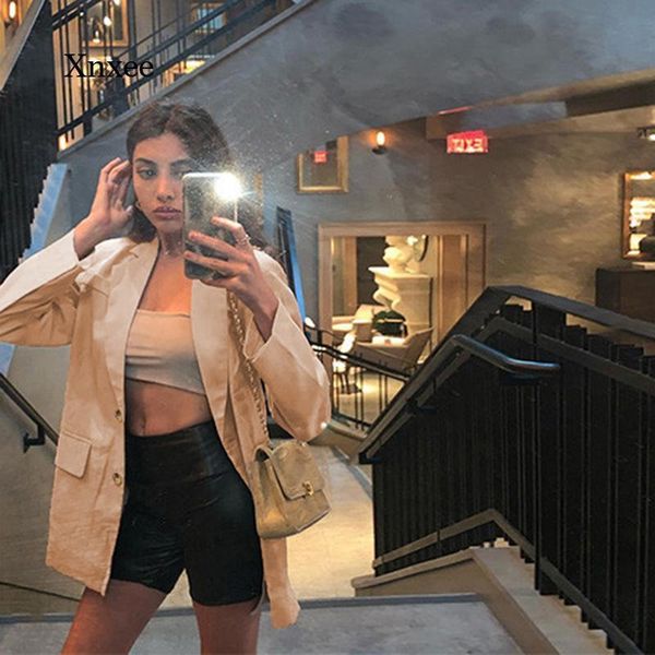 women's suits & blazers 2021 spring and autumn street single-breasted solid color long blazer jacket long-sleeved casual, White;black
women's suits & blazers 2021 spring and autumn street single-breasted solid color long blazer jacket long-sleeved casual, White;black
