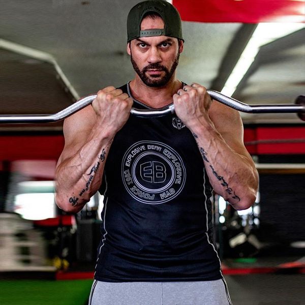 brand quick drying clothing bodybuilding gyms tank men fitness sleeveless shirt cotton undershirt fashion vest, White;black
brand quick drying clothing bodybuilding gyms tank men fitness sleeveless shirt cotton undershirt fashion vest, White;black