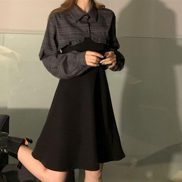 casual dresses women party bodycon bandage dress two pieces high waist black plaid lace vestido vintage harajuku plus size, Black;gray
casual dresses women party bodycon bandage dress two pieces high waist black plaid lace vestido vintage harajuku plus size, Black;gray