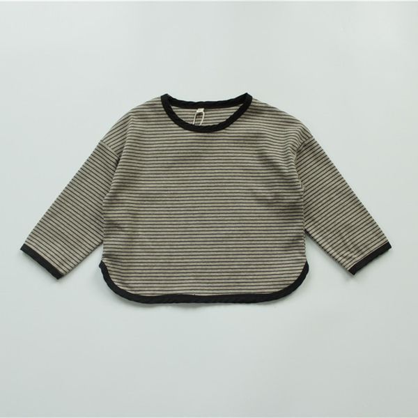 long sleeve hanban children's lace autumn yuantong pinstripe t-shirt for boys and girls, Black;white
long sleeve hanban children's lace autumn yuantong pinstripe t-shirt for boys and girls, Black;white