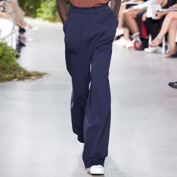 men's pants casual loose elastic waist summer fashion italian show custom medium micro flared leg, Black
men's pants casual loose elastic waist summer fashion italian show custom medium micro flared leg, Black