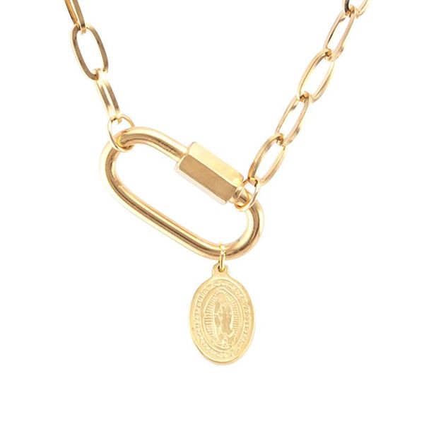pendant necklaces 100% stainless steel virgin mary necklace for women gold/silver color metal virgen maria medal carabiner buckle choker col
pendant necklaces 100% stainless steel virgin mary necklace for women gold/silver color metal virgen maria medal carabiner buckle choker col