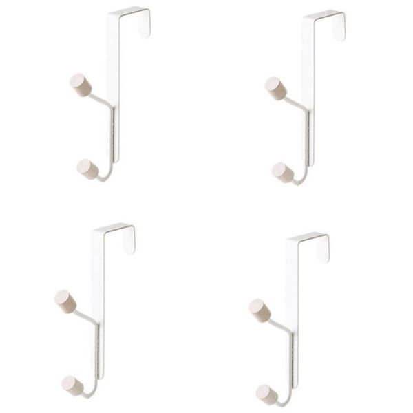 hooks & rails 4pcs punch-carbon steel door rear hook clip-on two-link double coat hat and bag hanger
hooks & rails 4pcs punch-carbon steel door rear hook clip-on two-link double coat hat and bag hanger
