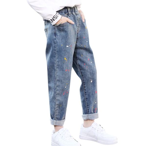 jeans girl graffiti pattern girl's spring autumn for children casual style children's clothing 6 8 10 12 14, Blue
jeans girl graffiti pattern girl's spring autumn for children casual style children's clothing 6 8 10 12 14, Blue