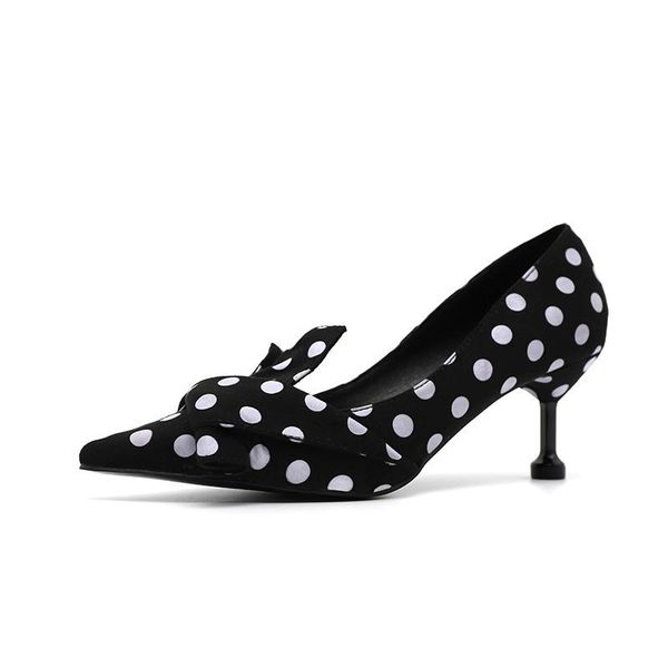 dress shoes 2021 fashion pokdot flock pointed toe thin high heels casual ladies, Black
dress shoes 2021 fashion pokdot flock pointed toe thin high heels casual ladies, Black