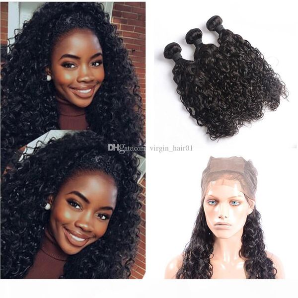 water wave 22.5x4x2'' silk base 360 lace frontal closure with bundles pre plucked 4x4'' silk lace band frontal with, Black;brown
water wave 22.5x4x2'' silk base 360 lace frontal closure with bundles pre plucked 4x4'' silk lace band frontal with, Black;brown