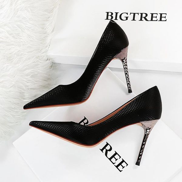 dress shoes woman pumps plus size 34-43 office lady elegant pointed toe thin high heels party wedding women sandals, Black
dress shoes woman pumps plus size 34-43 office lady elegant pointed toe thin high heels party wedding women sandals, Black