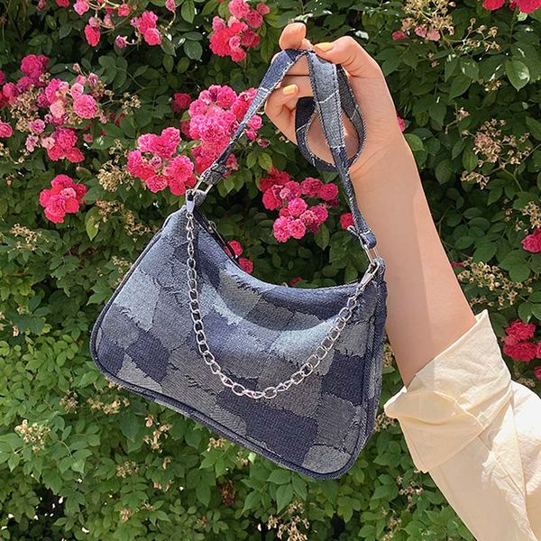 luxury designer denim handbag women fashion brand underarm shoulder bag ladies hobo small tote crossbody bags color grid wallet
luxury designer denim handbag women fashion brand underarm shoulder bag ladies hobo small tote crossbody bags color grid wallet