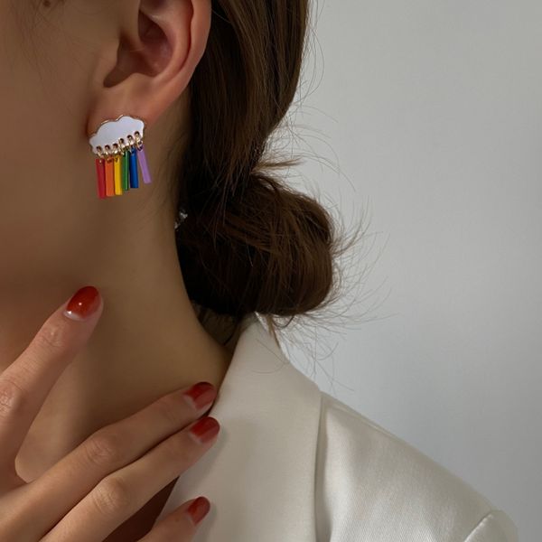 korean cute cloud raindrop earrings for women exquisite rainbow pendant earrings fashion cocktail party jewelry
korean cute cloud raindrop earrings for women exquisite rainbow pendant earrings fashion cocktail party jewelry
