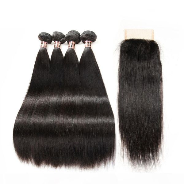 4 bundles with lace closure 5pcs lot mink indian straight jet natural black color hair with closure virgin straight hair bundles, Black;brown
4 bundles with lace closure 5pcs lot mink indian straight jet natural black color hair with closure virgin straight hair bundles, Black;brown
