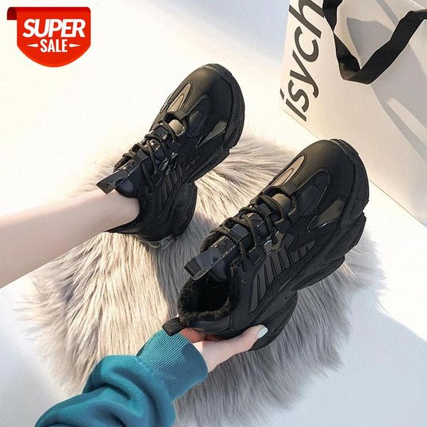 2020 winter pu leather women's platform chunky sneakers fashion women flat thick sole shoes woman old dad footwear warm plush #hs10
2020 winter pu leather women's platform chunky sneakers fashion women flat thick sole shoes woman old dad footwear warm plush #hs10