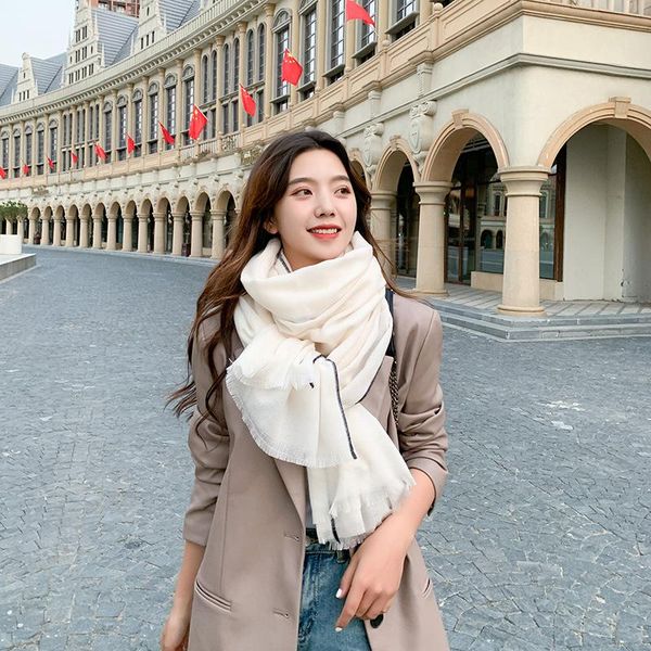 scarves scarf women acrylic korean sweet winter girls solid color versatile decorative cloth for face head, Blue;gray
scarves scarf women acrylic korean sweet winter girls solid color versatile decorative cloth for face head, Blue;gray