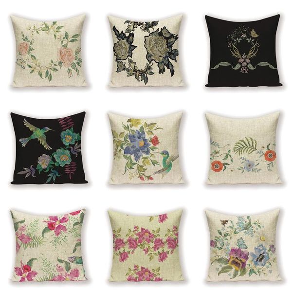 cushion/decorative pillow farmhouse home decor throw covers floral decorative cases living room cushions plant bird linen cushion cover
cushion/decorative pillow farmhouse home decor throw covers floral decorative cases living room cushions plant bird linen cushion cover