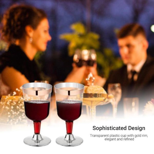 disposable dinnerware 6 pcs plastic red wine glass champagne flutes cocktail cups wedding party western christmas drink cup culinary
disposable dinnerware 6 pcs plastic red wine glass champagne flutes cocktail cups wedding party western christmas drink cup culinary