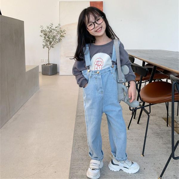 jumpsuits 2021 spring arrival kids girl denim overalls pants fashion solid loose 100% cotton jeans jumpsuit children clothes for 2-7t, Blue
jumpsuits 2021 spring arrival kids girl denim overalls pants fashion solid loose 100% cotton jeans jumpsuit children clothes for 2-7t, Blue