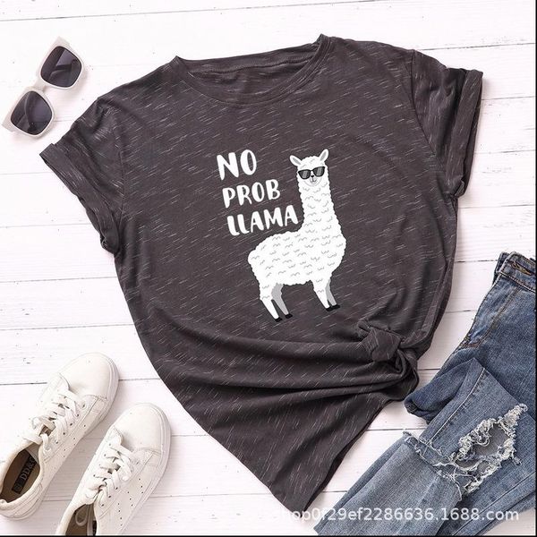 summer women t shirt plus size 5xl cotton cute alpaca animal print female short sleeve tshirts casual woman tees, White
summer women t shirt plus size 5xl cotton cute alpaca animal print female short sleeve tshirts casual woman tees, White