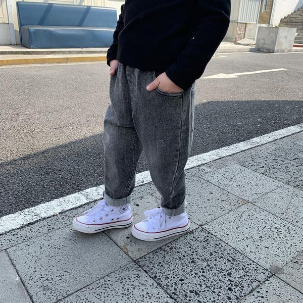jeans fashion baby boys pants spring autumn kids korean solid denim 2-8 years children's casual loose trousers, Blue
jeans fashion baby boys pants spring autumn kids korean solid denim 2-8 years children's casual loose trousers, Blue