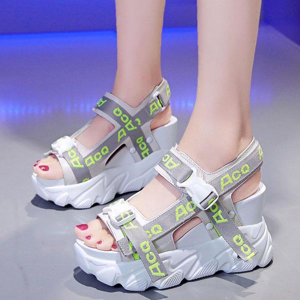 letter patchwork buckle strap hollow wedges thick bottom platform sandals peep toe summer women shoes fashion roman shoes, Black 
letter patchwork buckle strap hollow wedges thick bottom platform sandals peep toe summer women shoes fashion roman shoes, Black