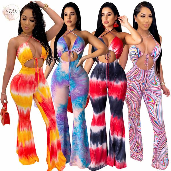 2021 new jumpsuits women summer tank bodysuits tie dye streetwear hollow out flared one piece jumpsuit wholesale dropshipping 83df, Black;white
2021 new jumpsuits women summer tank bodysuits tie dye streetwear hollow out flared one piece jumpsuit wholesale dropshipping 83df, Black;white