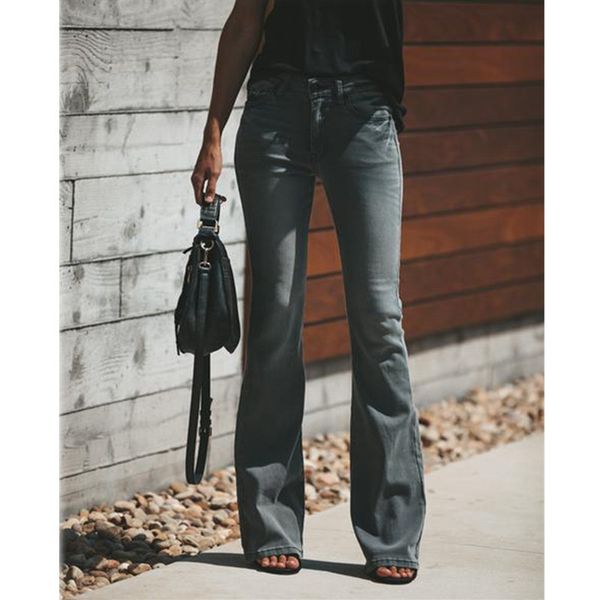 flare wide leg denim trousers vintage women clothes fall high waist pants stretchy ladies mom jeans 210202, Blue
flare wide leg denim trousers vintage women clothes fall high waist pants stretchy ladies mom jeans 210202, Blue
