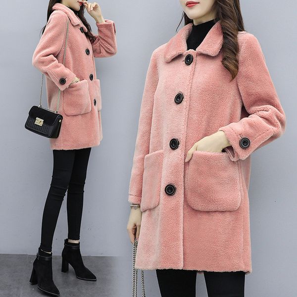 2021 women autumn winter jacket new female middle length woolen fashion sheep shearing coat ladies plus size overcoat 4xl a280 vefh, Black
2021 women autumn winter jacket new female middle length woolen fashion sheep shearing coat ladies plus size overcoat 4xl a280 vefh, Black
