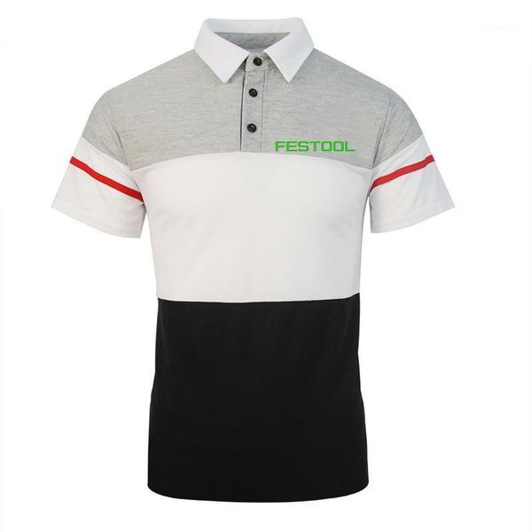 men's hoodies & sweatshirts festool tools print summer leisure shirt with lapel short sleeves custom three stripe color stitching c, Black
men's hoodies & sweatshirts festool tools print summer leisure shirt with lapel short sleeves custom three stripe color stitching c, Black
