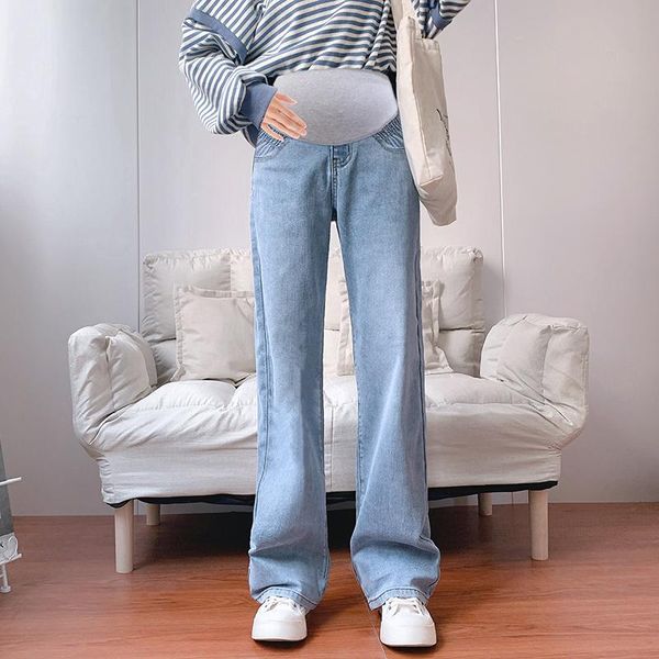 soft stretch denim maternity full long jeans wide leg large size loose pants for pregnant women elastic waist pregnancy, White
soft stretch denim maternity full long jeans wide leg large size loose pants for pregnant women elastic waist pregnancy, White