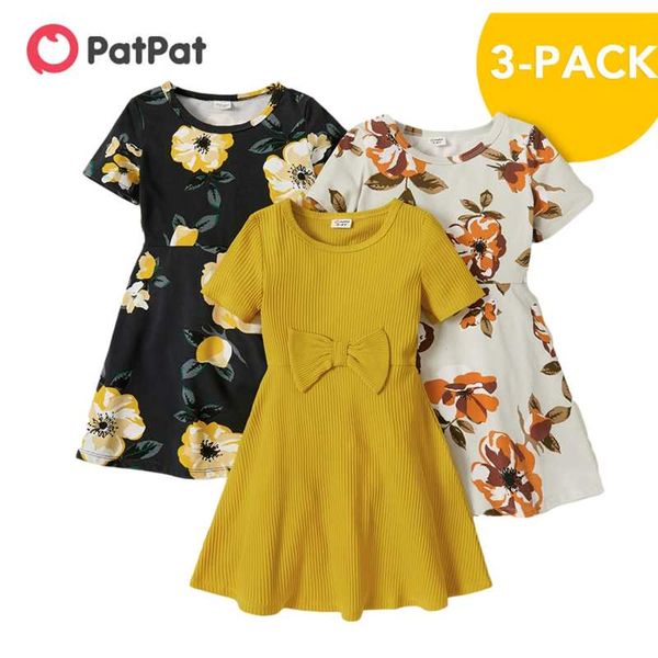 girl's dresses patpat arrival 2021 spring and summer 3-piece toddler flower bowknot short-sleeve dress children's clothing, Red;yellow
girl's dresses patpat arrival 2021 spring and summer 3-piece toddler flower bowknot short-sleeve dress children's clothing, Red;yellow