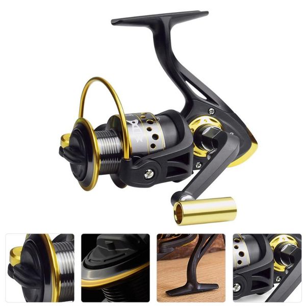 1pc fishing reel with metal handle metal spinning reel fishing rod accessory
1pc fishing reel with metal handle metal spinning reel fishing rod accessory