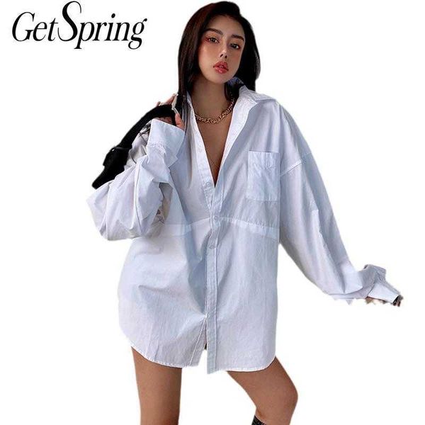 getspring women blouse temperament white shirt long sleeve single breasted loose spring autumn 210601
getspring women blouse temperament white shirt long sleeve single breasted loose spring autumn 210601