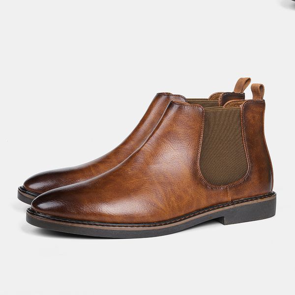 40-46 boots men brand 2021 fashion comfortable leather boots #kd5236dress shoes, Black
40-46 boots men brand 2021 fashion comfortable leather boots #kd5236dress shoes, Black