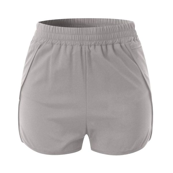 women's shorts women summer athletic adults solid color pants with compression underwear lining pockets, White;black
women's shorts women summer athletic adults solid color pants with compression underwear lining pockets, White;black
