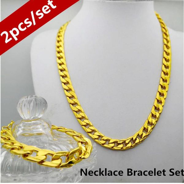 earrings & necklace style 16mm imitation gold jewelry bracelet set domineering earthgold men's, Silver
earrings & necklace style 16mm imitation gold jewelry bracelet set domineering earthgold men's, Silver