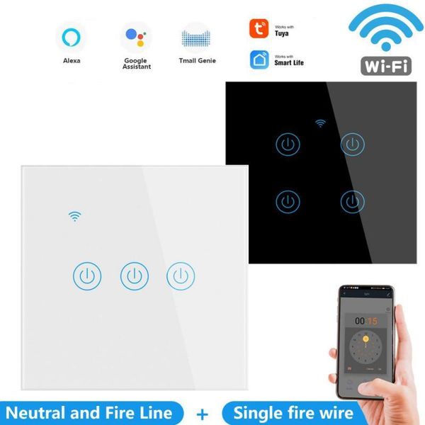 smart home control wifi wall touch switch eu no neutral wire required light 1 2 3 4 gang tuya house for alexa google
smart home control wifi wall touch switch eu no neutral wire required light 1 2 3 4 gang tuya house for alexa google