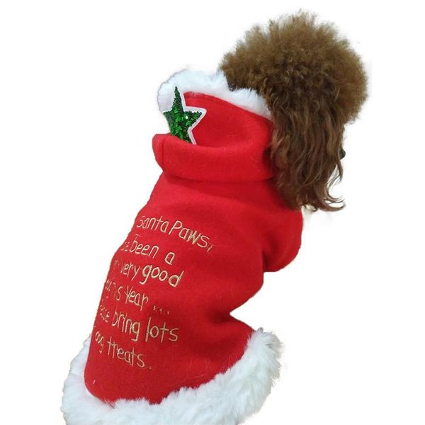 dog apparel pet christmas costume with hat soft warm hoodie coat jacket for holiday festival party
dog apparel pet christmas costume with hat soft warm hoodie coat jacket for holiday festival party