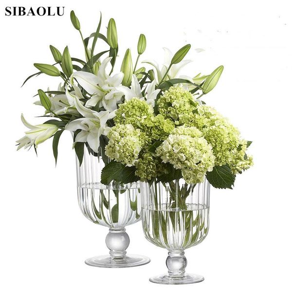 vases ins transparent glass vase european style creative high foot table flower arrangement large caliber hydroponic
vases ins transparent glass vase european style creative high foot table flower arrangement large caliber hydroponic