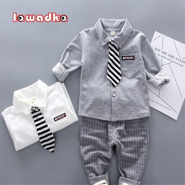 lawadka spring autumn baby sets long sleeve tie t-shirt +pants 2pcs outfits cotton sport suit for boy clothes 2021 210309, White
lawadka spring autumn baby sets long sleeve tie t-shirt +pants 2pcs outfits cotton sport suit for boy clothes 2021 210309, White