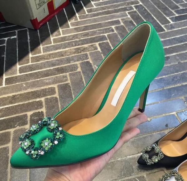 2021 brand pumps designer party high heels wedding shoes rhinestone square button bride women ladies sandals fashion dress pointed toe leath, Black
2021 brand pumps designer party high heels wedding shoes rhinestone square button bride women ladies sandals fashion dress pointed toe leath, Black