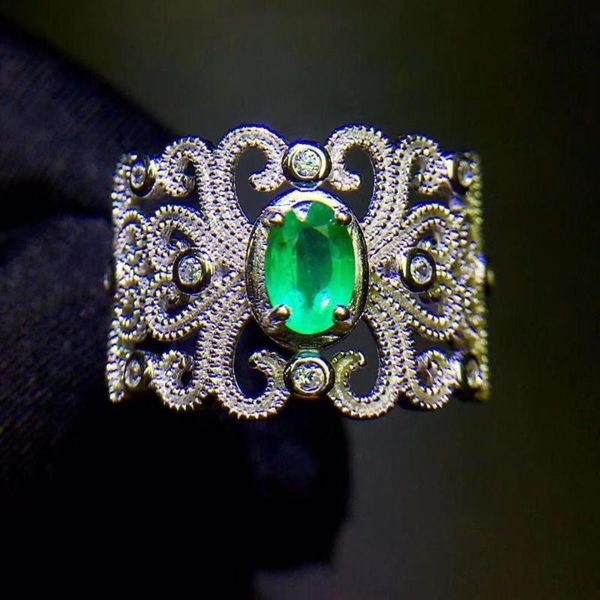 cluster rings luxury emerald ring 925 sterling silver for women fine wedding jewelry, Golden;silver
cluster rings luxury emerald ring 925 sterling silver for women fine wedding jewelry, Golden;silver