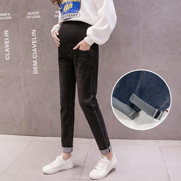 maternity bottoms boy friend jeans pants for pregnant women trousers casual loose pregnancy clothing, White
maternity bottoms boy friend jeans pants for pregnant women trousers casual loose pregnancy clothing, White