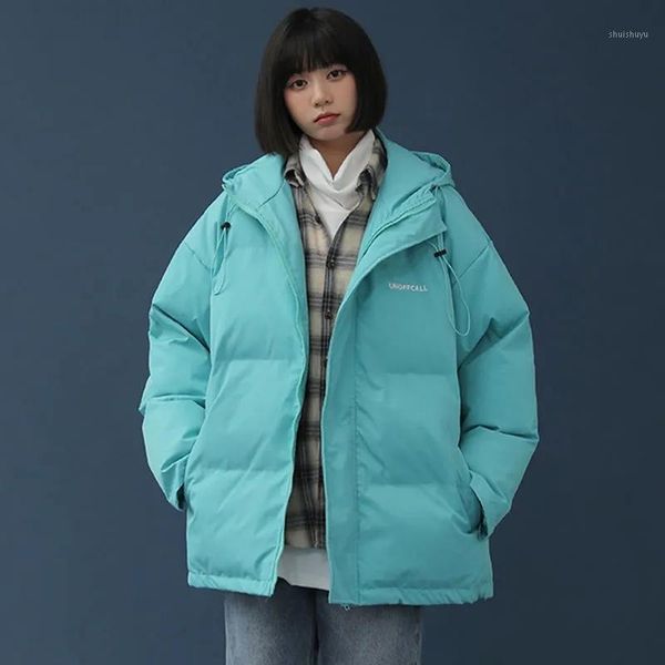 women's down & parkas 2021 women simple solid loose harajuku coats korean warm hooded parka winter oversized short cotton padded jacket, Black
women's down & parkas 2021 women simple solid loose harajuku coats korean warm hooded parka winter oversized short cotton padded jacket, Black